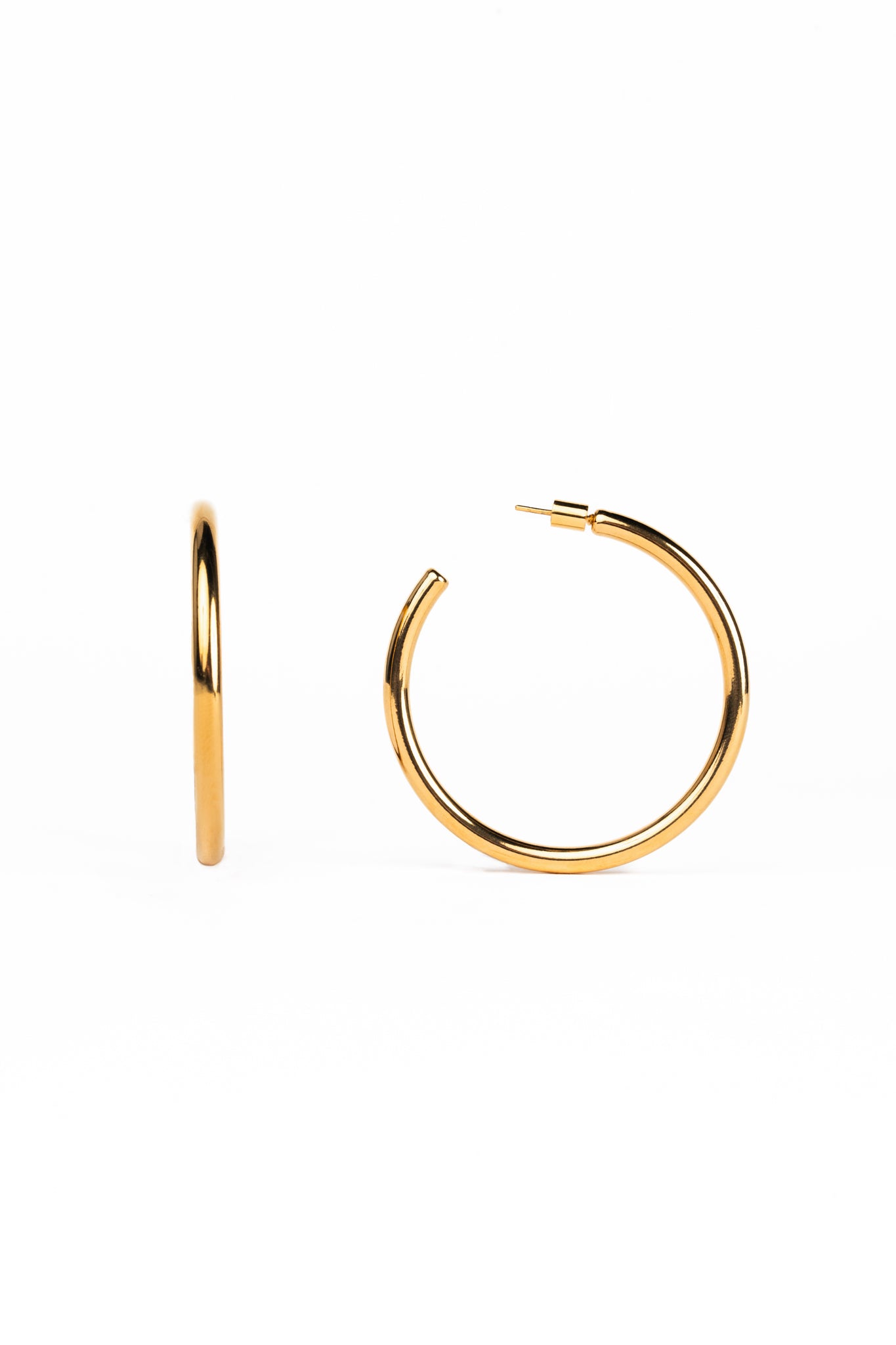Bestow Classic Hoops - 2in (Gold)