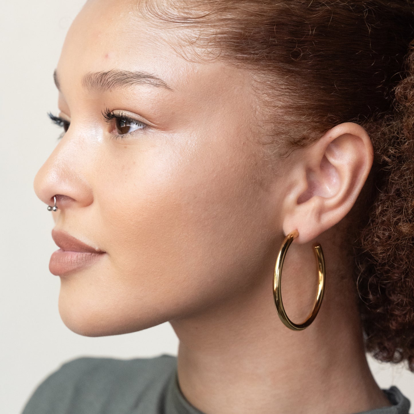 Bestow Classic Hoops - 2in (Gold)