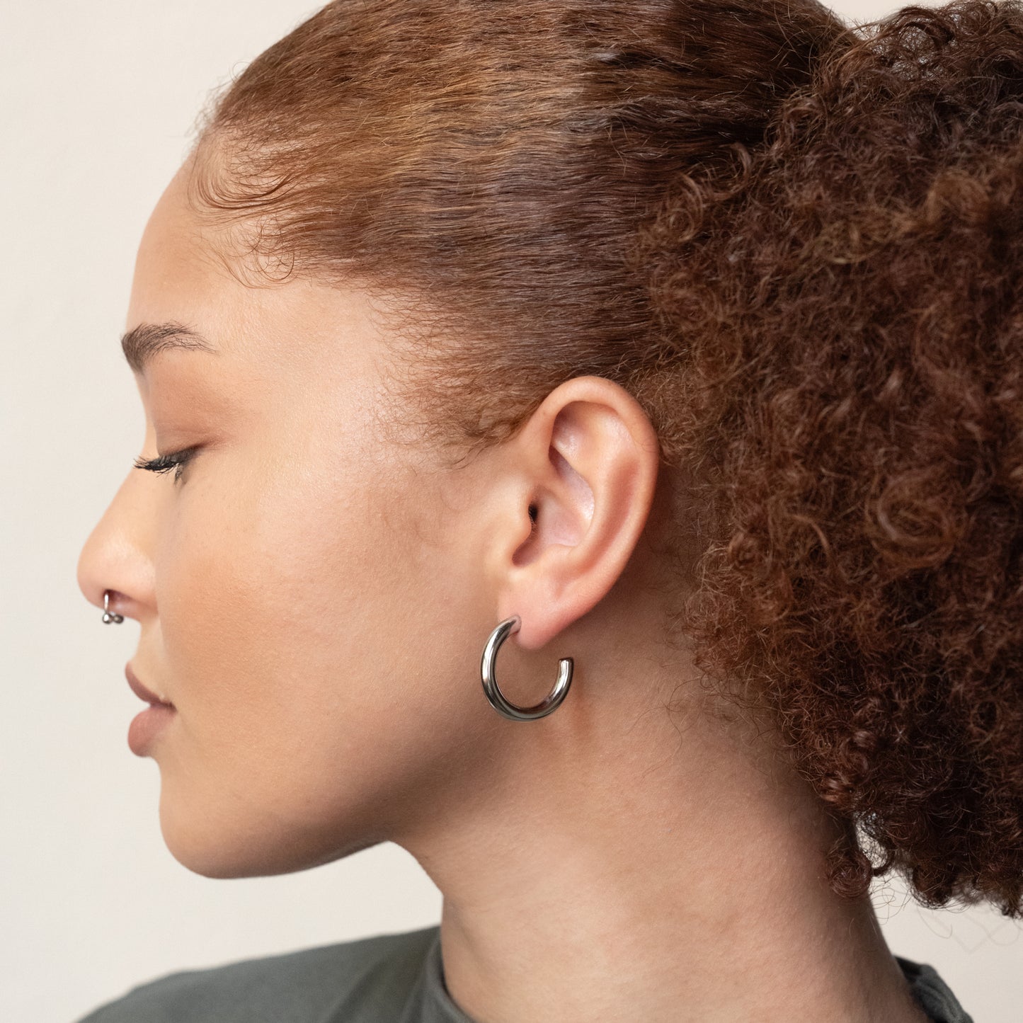 Bestow Classic Hoops - Silver (3 Sizes)
