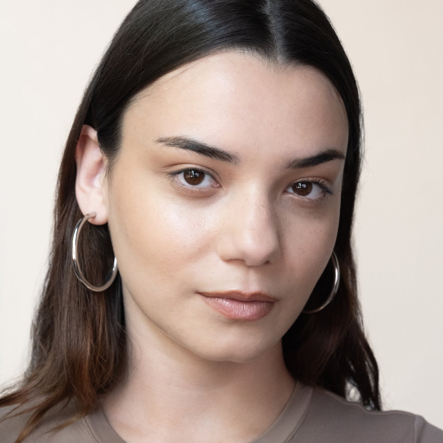 Bestow Classic Hoops - Silver (3 Sizes)