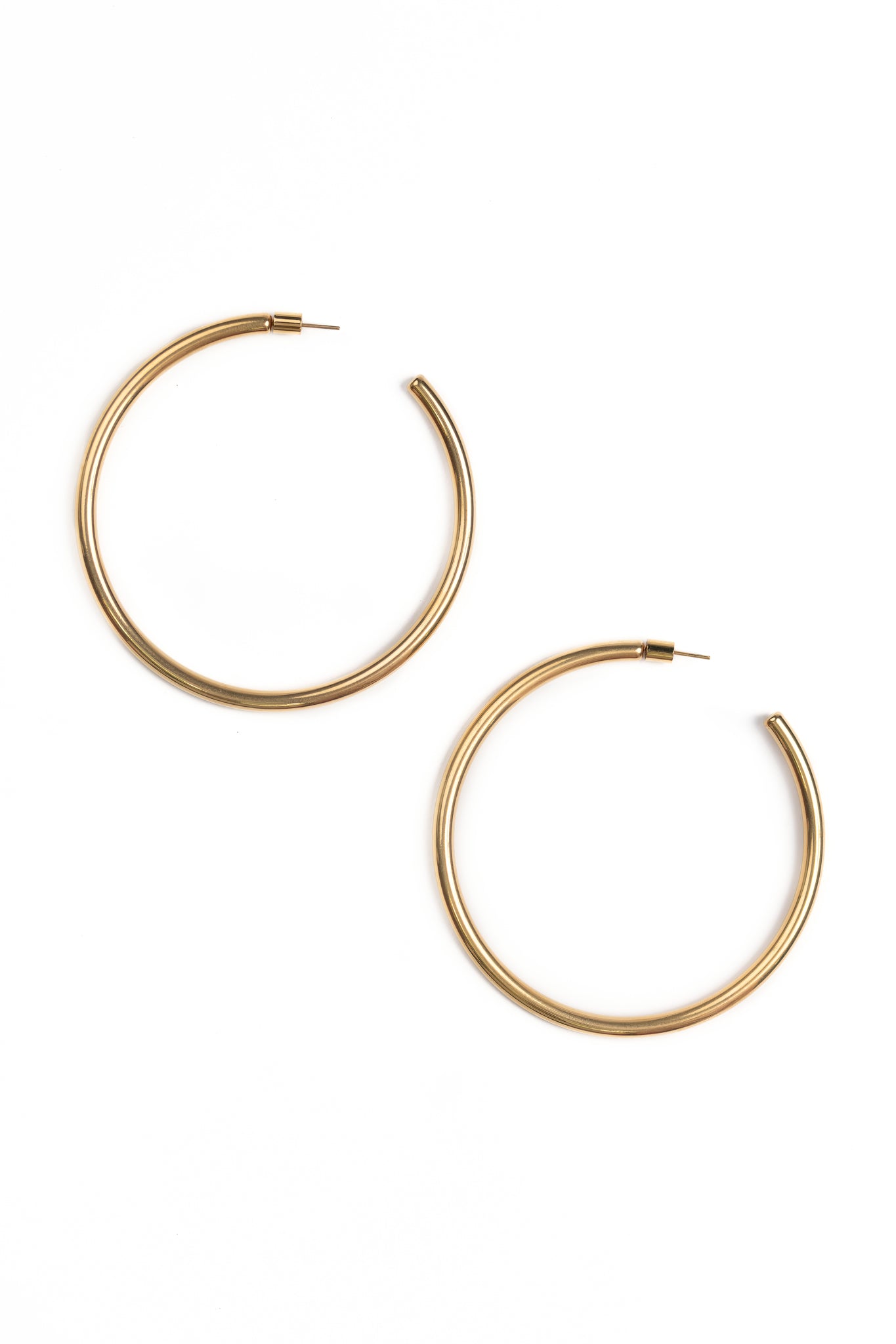 Bestow Classic Hoops - 2.75in (Gold)