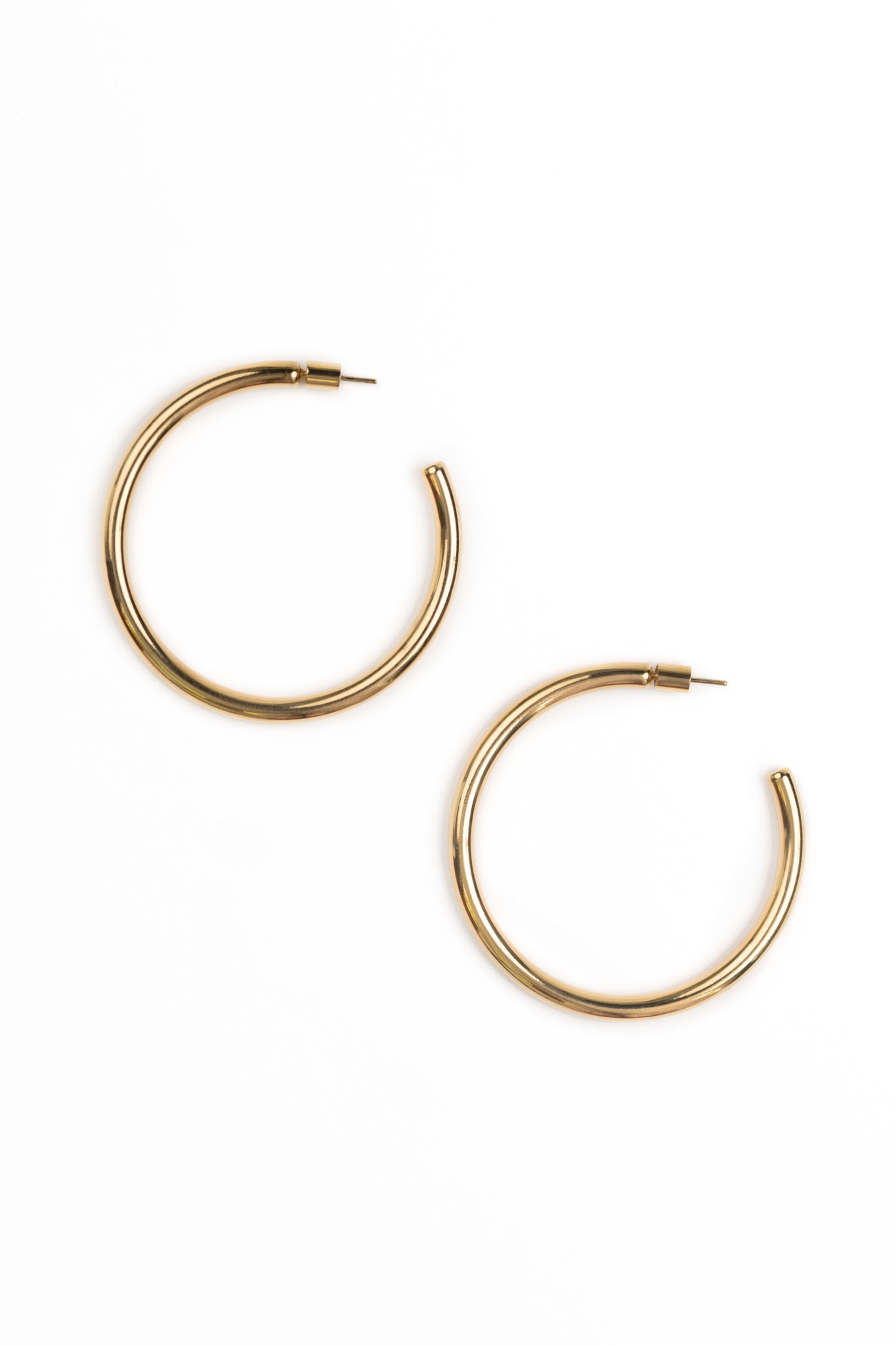 Bestow Classic Hoops - 2in (Gold)