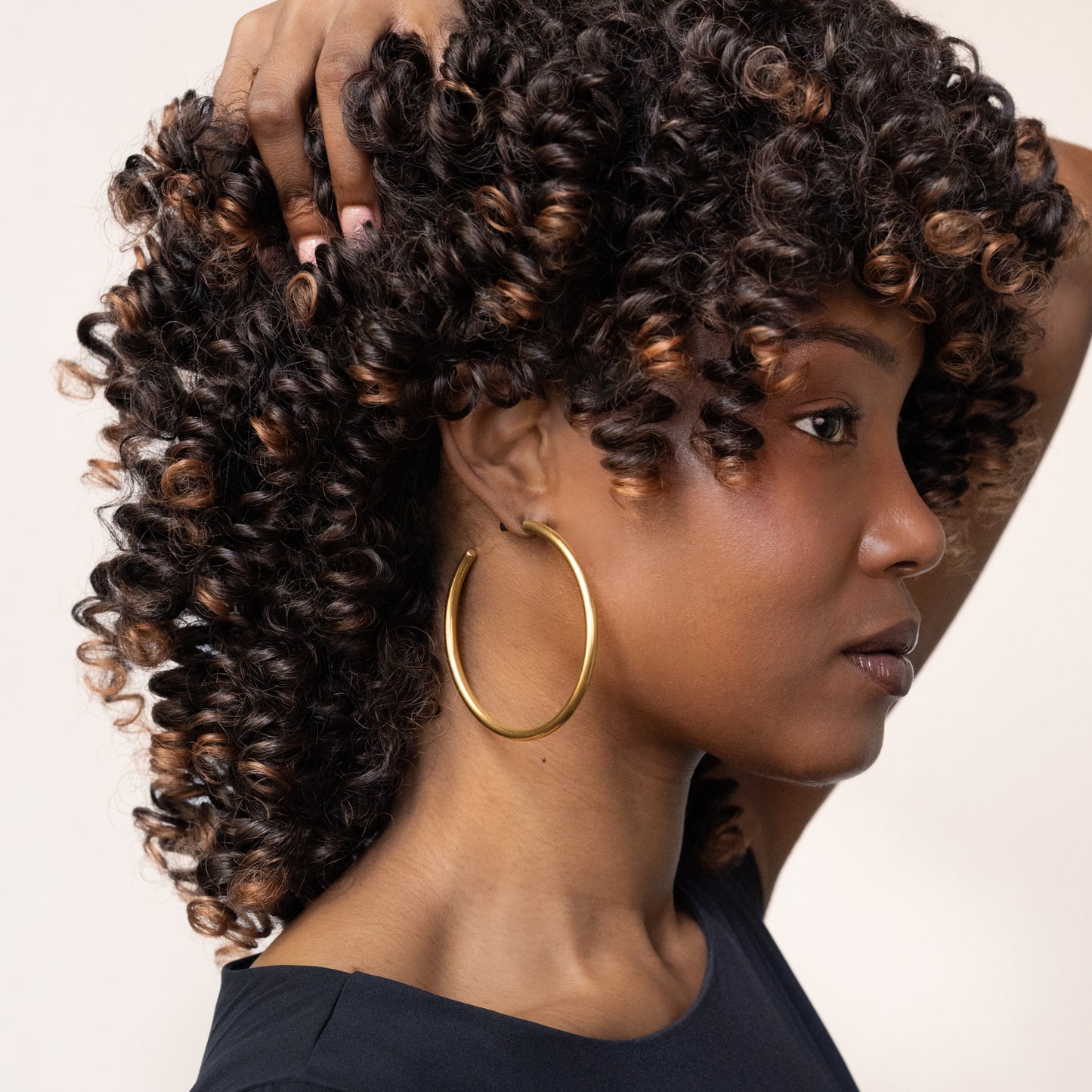 Bestow Classic Hoops - 2.75in (Gold)