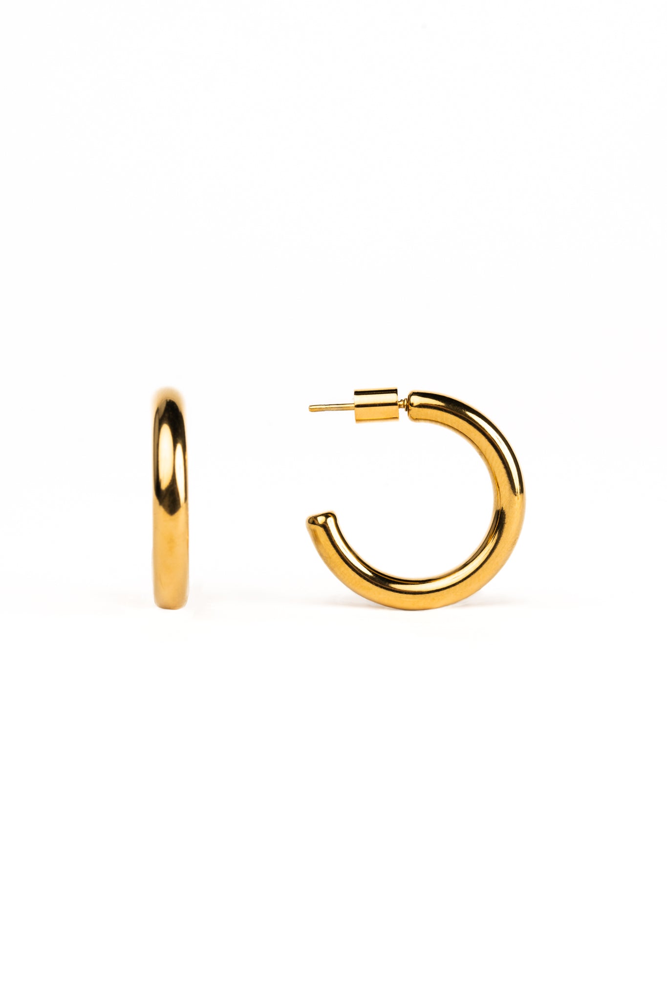 Bestow Classic Hoops - 1in (Gold)
