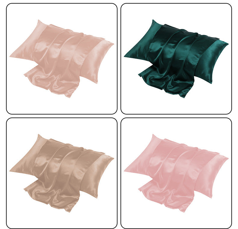 22 Momme Matte Double-Sided Silk Envelope Pillowcase with Hidden Zipper, Multicolour Hypoallergenic 100% Mulberry Silk